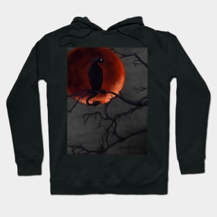 Dragon Hawk before a Blood Moon Hoodie